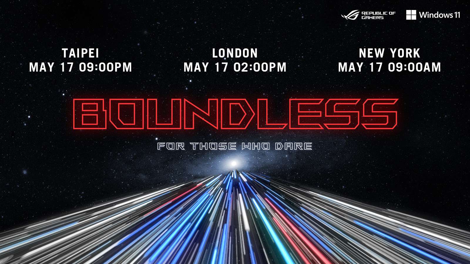 ASUS Republic of Gamers zve na virtuální akci For Those Who Dare: Boundless