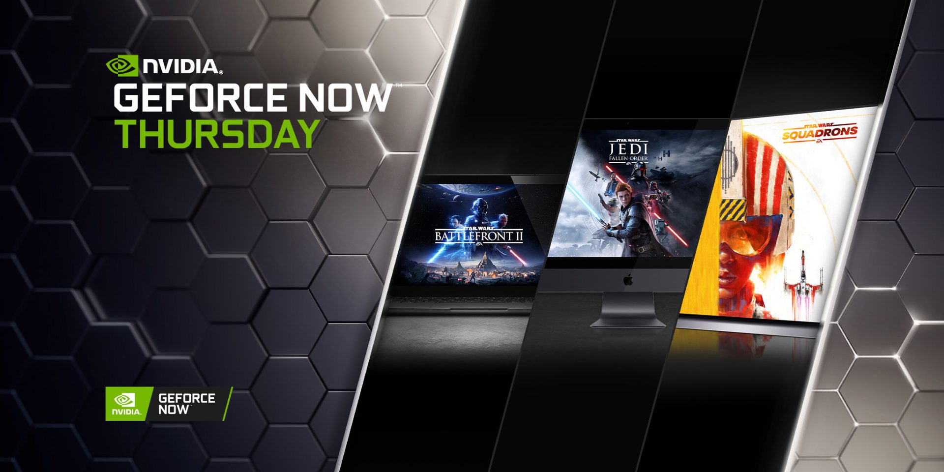GeForce NOW ve 4K už i pro PC a Mac. Do knihovny přibývají hry z univerza Star Wars