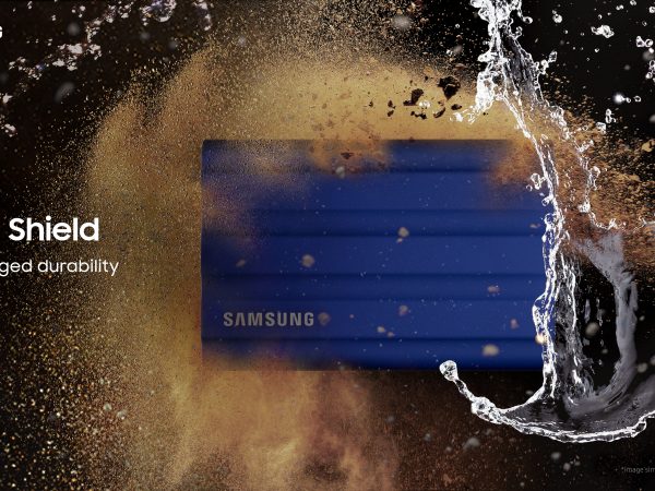 Odolný přenosný SSD disk Samsung T7 Shield je zárukou bezpečnosti a rychlého přenosu dat pro kreativní profesionály  i běžné uživatele na cestách