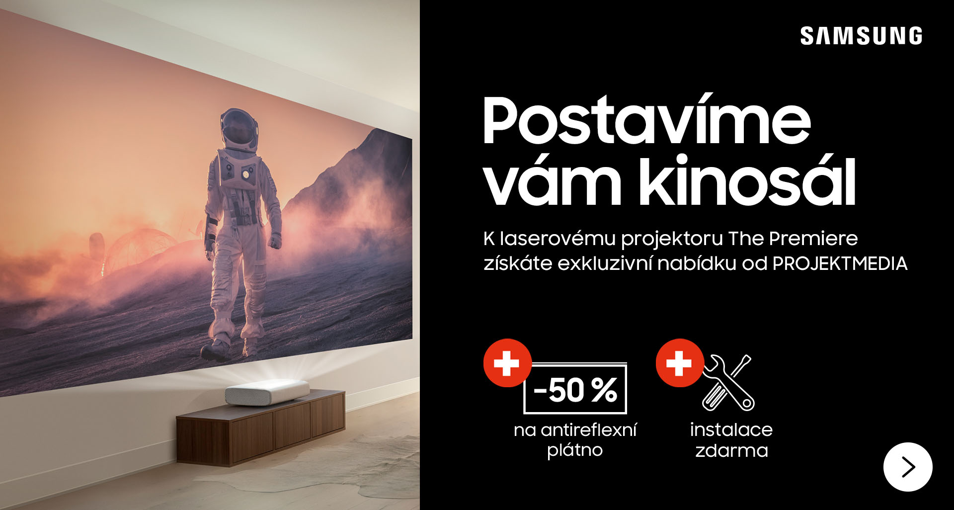 Chcete mít doma Louvre, grilovat s televizorem Terrace,  nebo snad vlastnit kinosál? Se Samsungem můžete