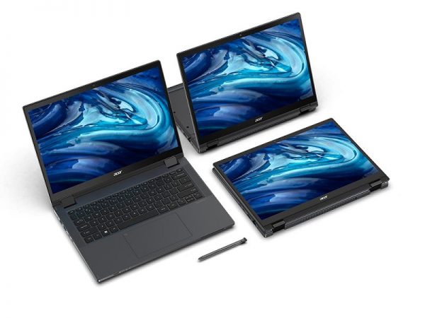 Acer omladí pracovní notebooky řady TravelMate P4, TravelMate Spin P4 a TravelMate P2