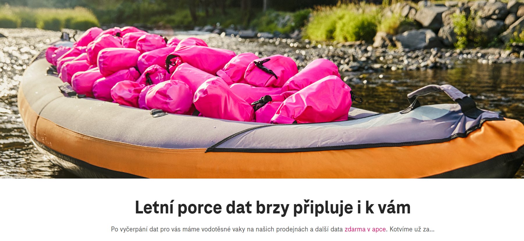 Vyčerpejte svá data, v průběhu prázdnin od nás dostanete nová: T-Mobile představil svou letní kampaň