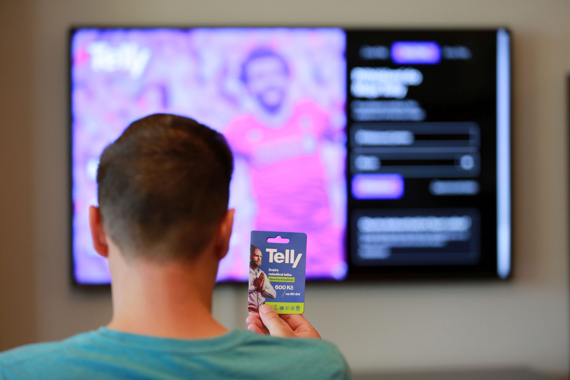 Telly začne prodávat sportovní balíček i formou předplacené karty