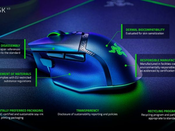 Společnost Razer oslavuje světový den životního prostředí představením prvních herních myší s Ecologo certifikátem na světě