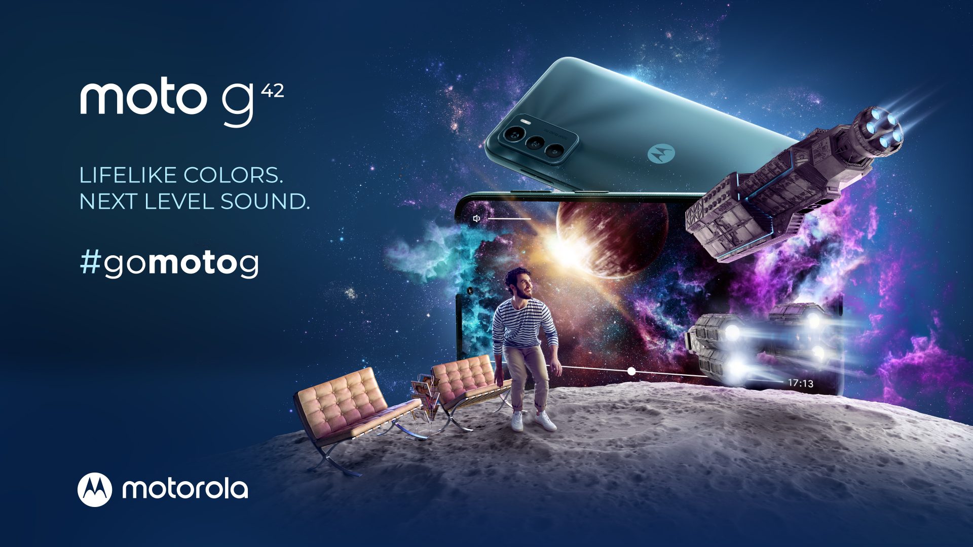 moto g62 5G a moto g42 přinášejí spotřebitelům pohlcující zážitek ze zábavy