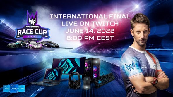 Mezinárodní finále Predator Race Cup 2022 živě na Twitchi – 14. června 2022