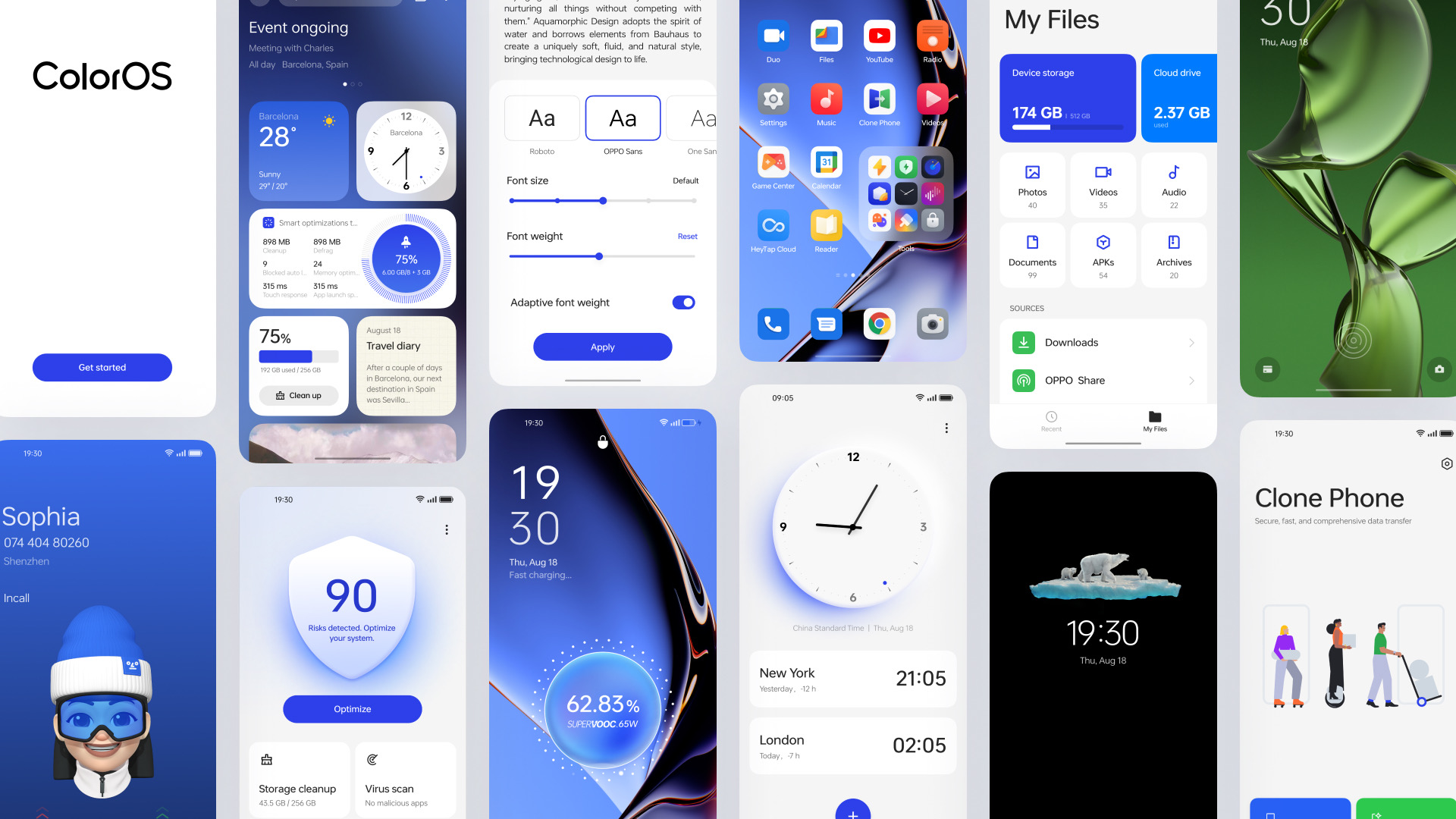 OPPO představilo globální verzi systému ColorOS 13 s novým akvamorfním designem a inteligentním prostředím, založeným na inovativních technologiích