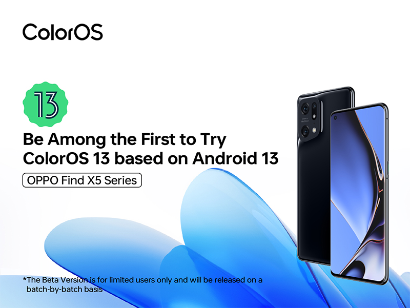 OPPO uvede nový systém ColorOS 13 založený na Androidu 13