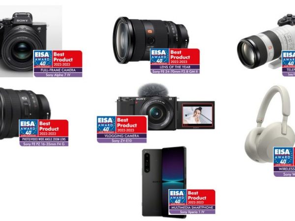 Společnost Sony slaví zisk osmi ocenění EISA Awards 2022, včetně ,Full-frame fotoaparát` pro Alpha 7 IV a ,Multimediální smartphone` pro model Xperia 1 IV 5G