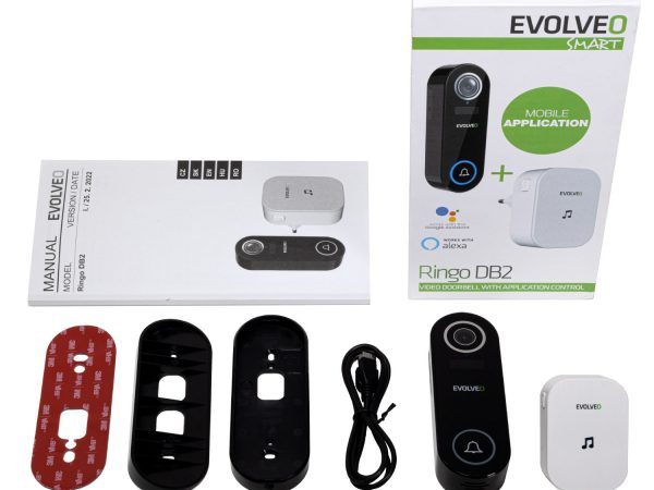 EVOLVEO Ringo DB2 je chytrý bezdrátový video zvonek ovládaný mobilním telefonem