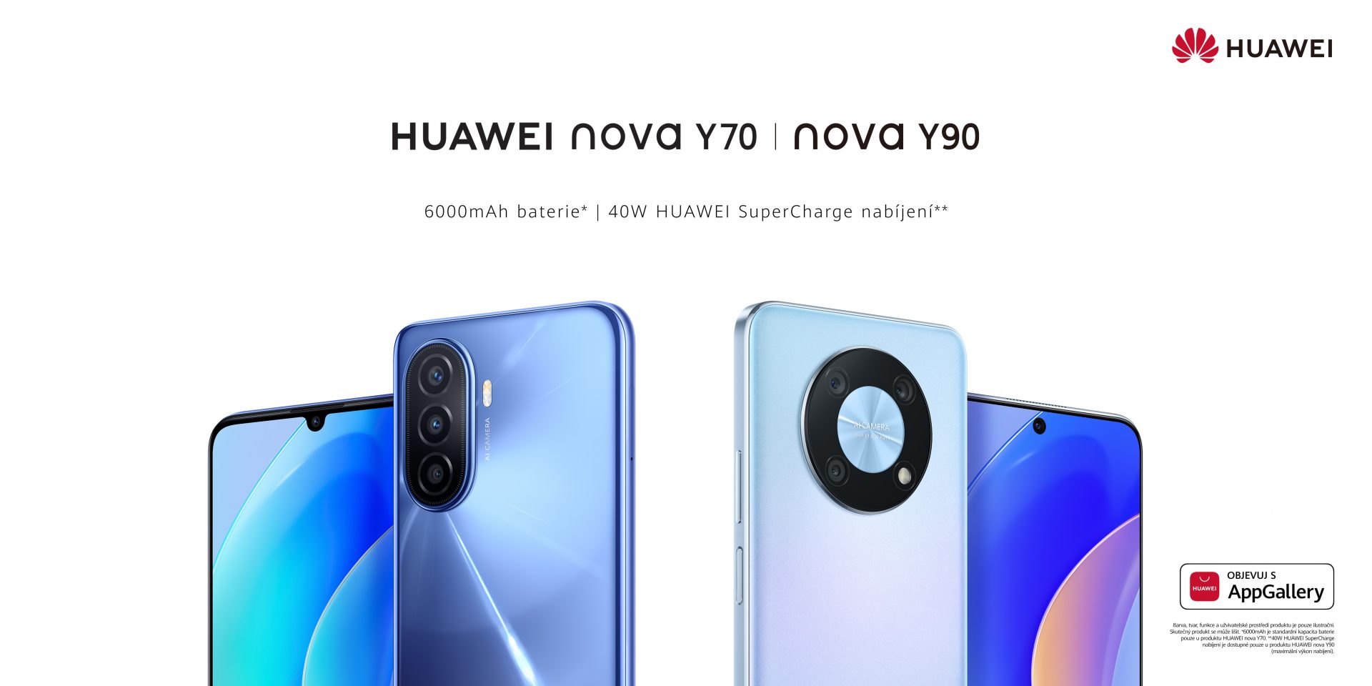 Novinka mezi chytrými telefony HUAWEI, nova Y90, okouzlí fotoaparátem i baterií