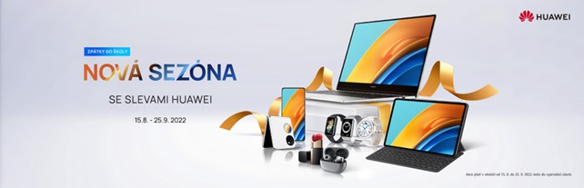 Vstupte do nového školního roku s chytrými zařízeními Huawei. Back to school slevová akce je tady!