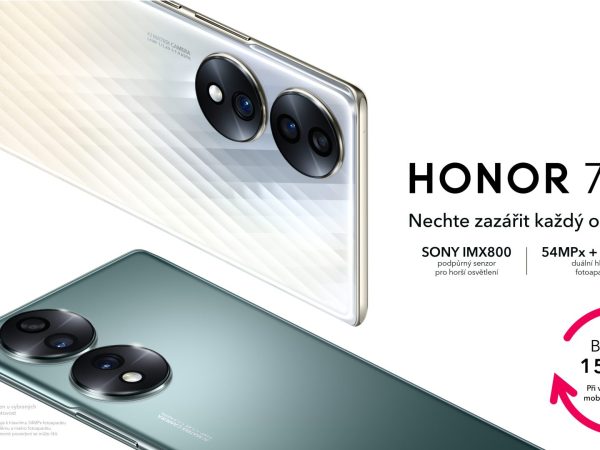 V Česku startuje prodej stylového mobilního telefonu HONOR 70 s profi foto výbavou. Navíc se startovací slevou 1 500 Kč u vybraných prodejců nebo u Vodafone se slevou 4 000 Kč a sluchátky jako dárek
