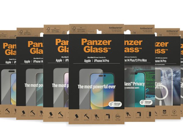 PanzerGlass™ představuje příslušenství pro řadu telefonů iPhone 14 v hlavní roli s extrémně odolnými skly a MagSafe kryty