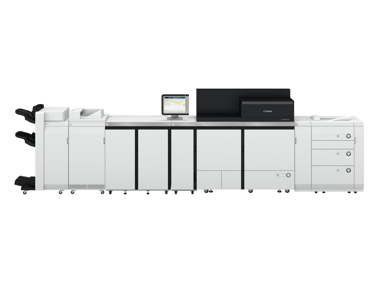 Vysoká kvalita v přísných termínech. Canon představil nové řady produkčních tiskáren imagePRESS V1350 a V900