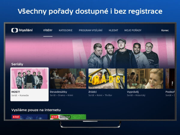Tři nové aplikace pro chytré televizory Samsung v Česku:  iVysílání České televize, iPrima a Fitshaker