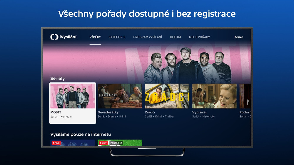 Tři nové aplikace pro chytré televizory Samsung v Česku:  iVysílání České televize, iPrima a Fitshaker