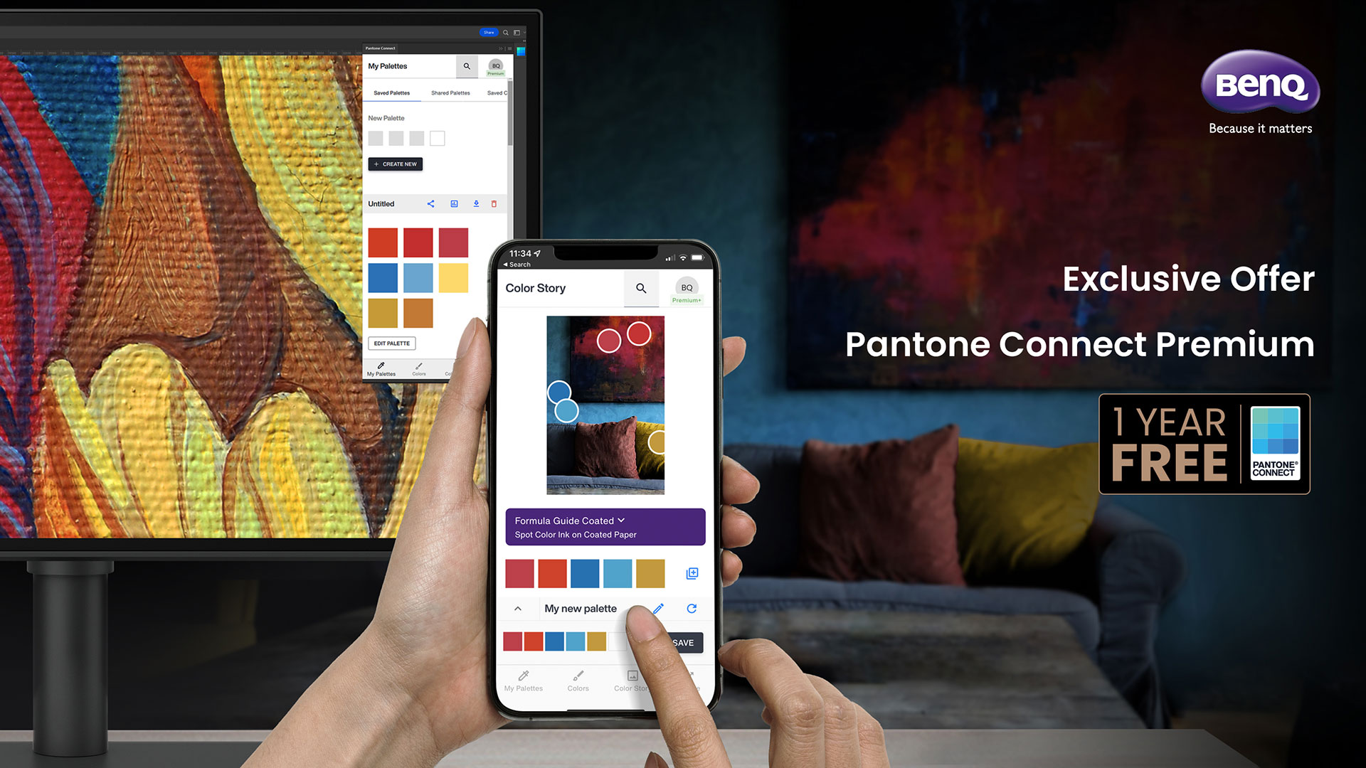 BenQ a Pantone rozšiřují partnerství s cílem poskytnout tvůrcům ideální barevnou reprodukci