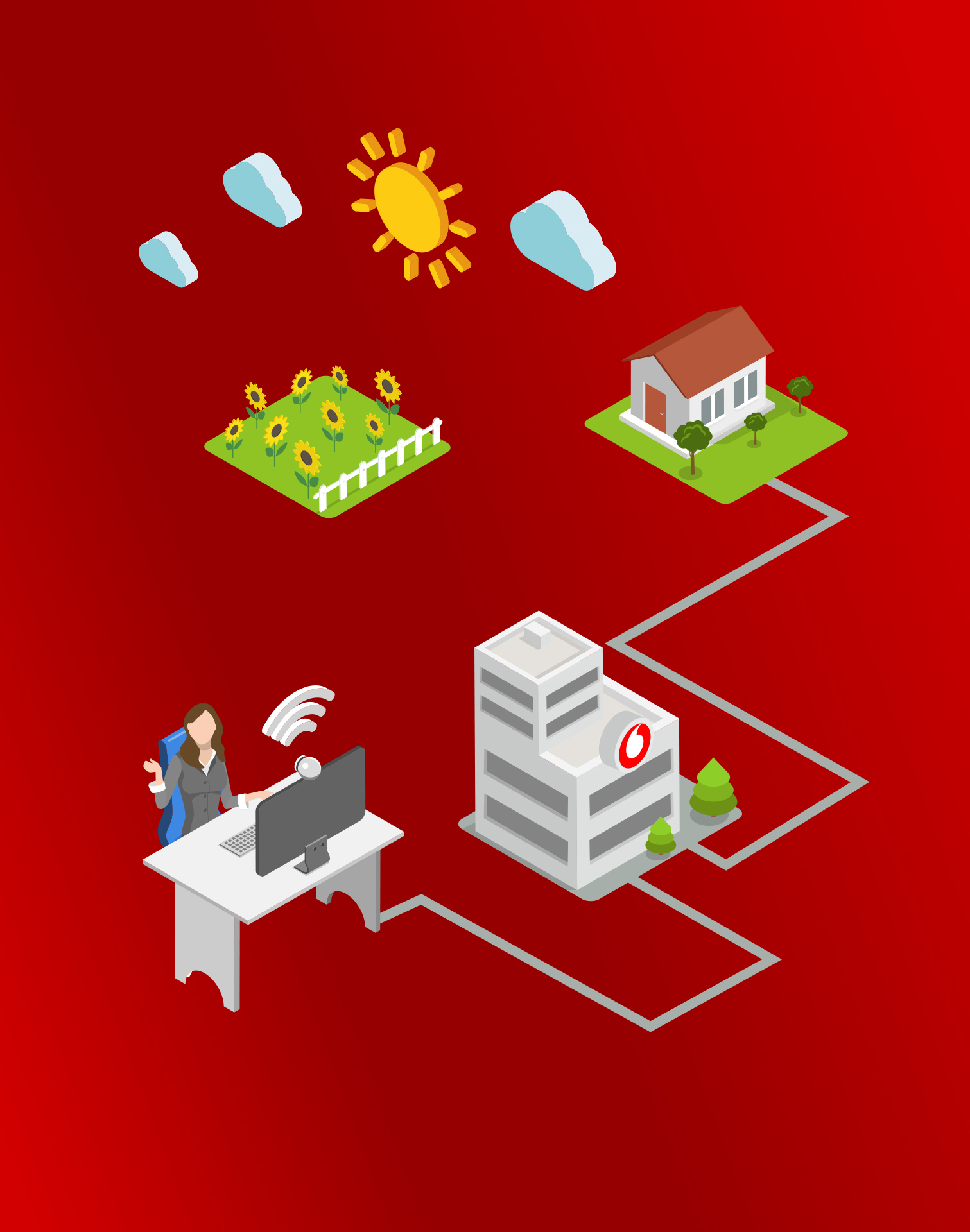 Vodafone loni snížil emise o 86 % a v jeho nevyšším vedení zasedá  40 % žen, uvádí firemní zpráva o udržitelném podnikání