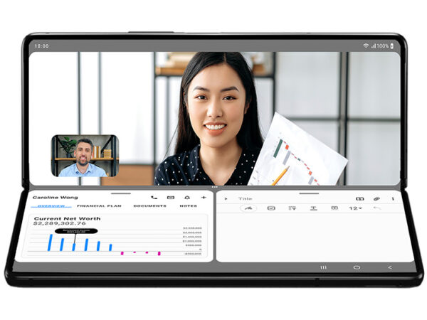 Skládací chytré telefony Samsung se stále častěji používají pro profesionální účely