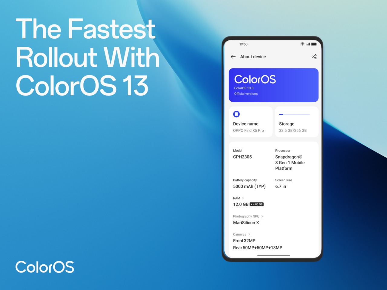 OPPO v rekordním čase nasazuje ColorOS 13. Aktualizace zaručí delší dobu poskytování bezpečnostních záplat
