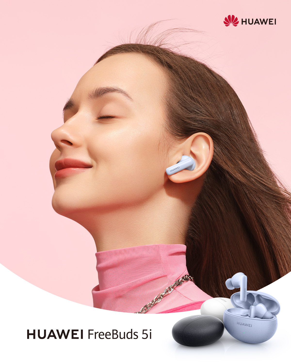 Certifikace Hi-Res Audio Wireless ve sluchátkách HUAWEI FreeBuds 5i vylepšuje zvukové zážitky pro mladé