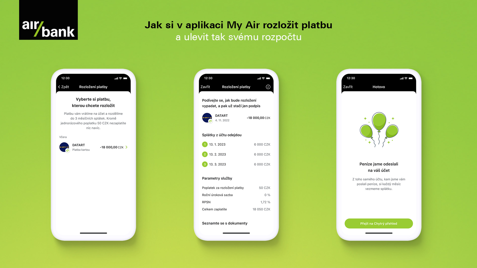 3 ze 4 Čechů by měli problém s větším výdajem. Air Bank nyní přichází s unikátní službou, která pomůže ulevit měsíčnímu rozpočtu klientů