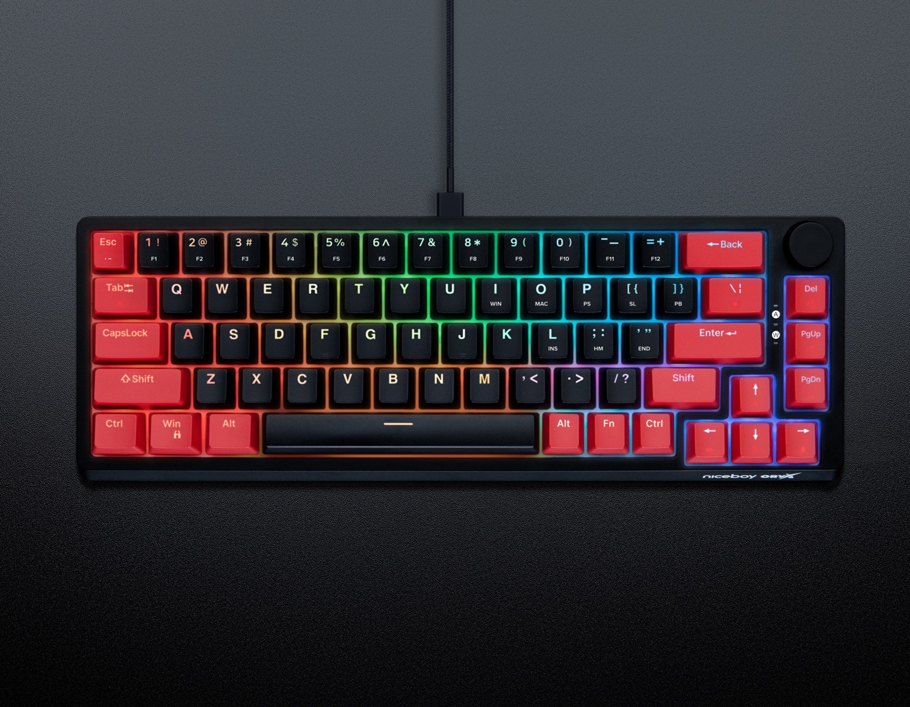 Niceboy představuje vrchol své řady herních klávesnic ORYX K700X PRO