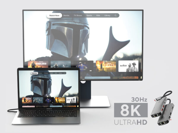 LINQ 8in1 Pro Studio je špičkový hub s podporou 8K monitorů, Power Delivery a 2,5Gbit Ethernet portem