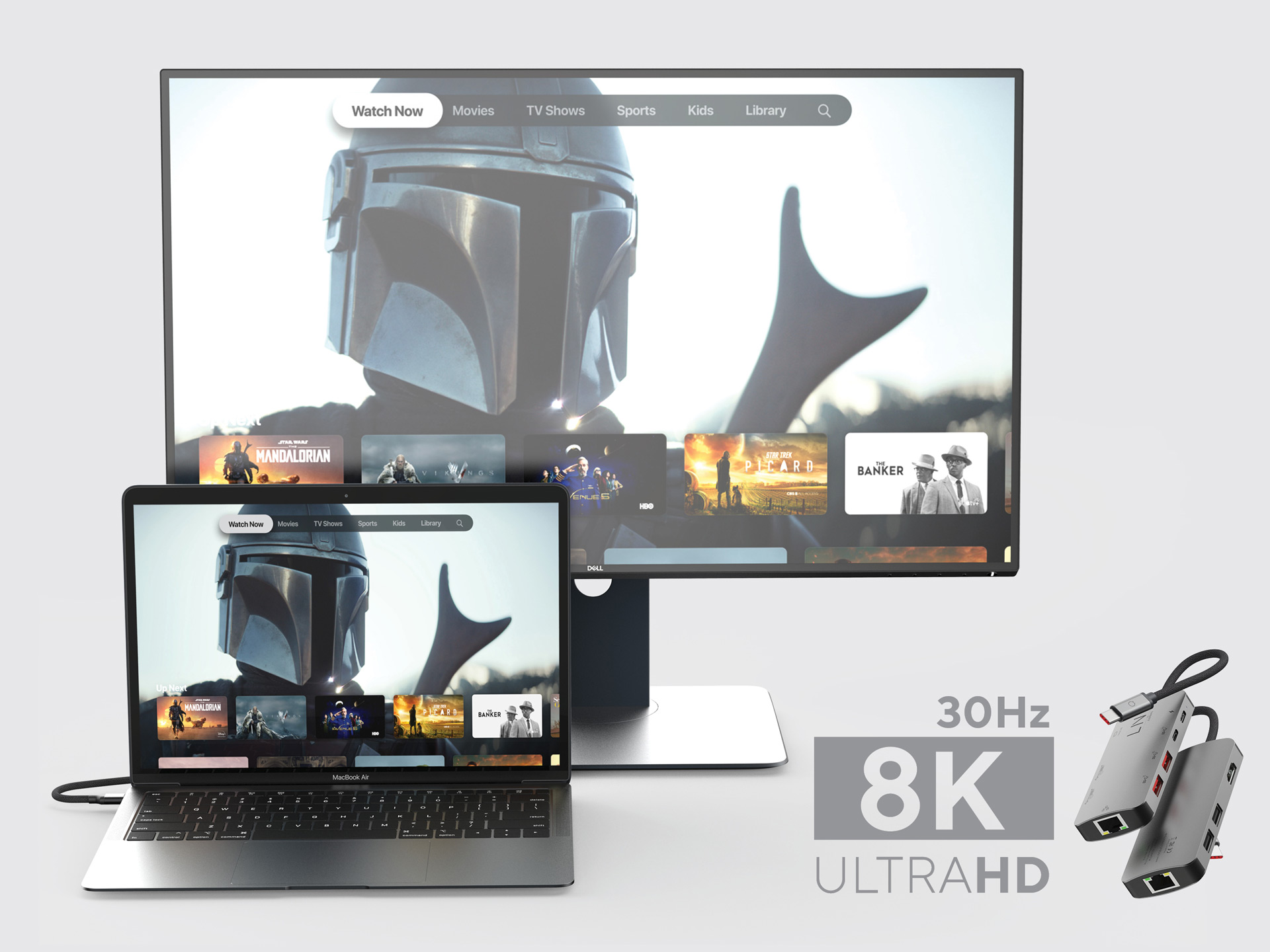 LINQ 8in1 Pro Studio je špičkový hub s podporou 8K monitorů, Power Delivery a 2,5Gbit Ethernet portem