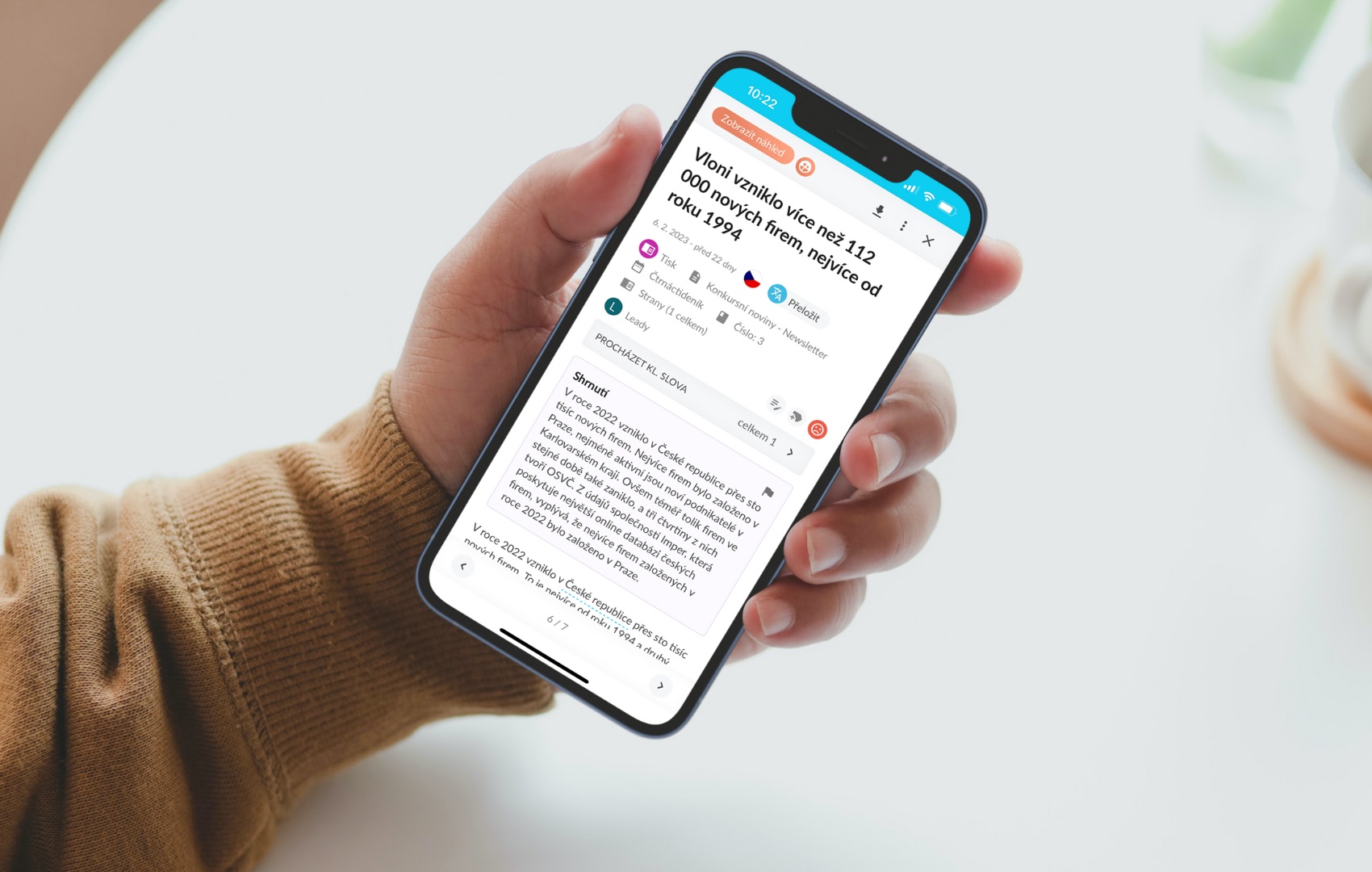 Monitoria Media jako první na trhu nabídne shrnutí článků pomocí umělé inteligence od OpenAI, která stojí za Chat GPT