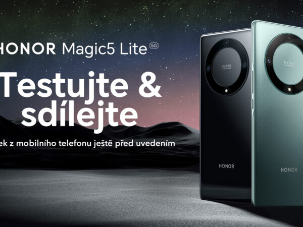HONOR hledá testery: Otestujte a vyhrajte designový HONOR Magic5 Lite, který vydrží až 3 dny bez nabíjení!