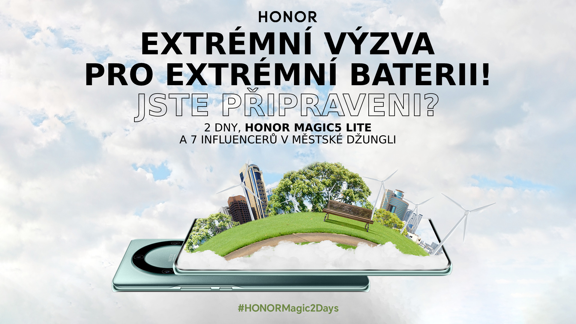 ”Sedm statečných” vyzvalo stylový HONOR Magic 5 Lite na souboj o výdrž baterie