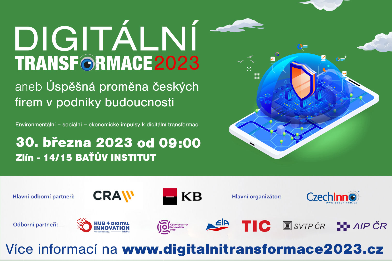 Digitální transformace 2023  aneb Úspěšná proměna českých firem v podniky budoucnosti a kde na to vzít