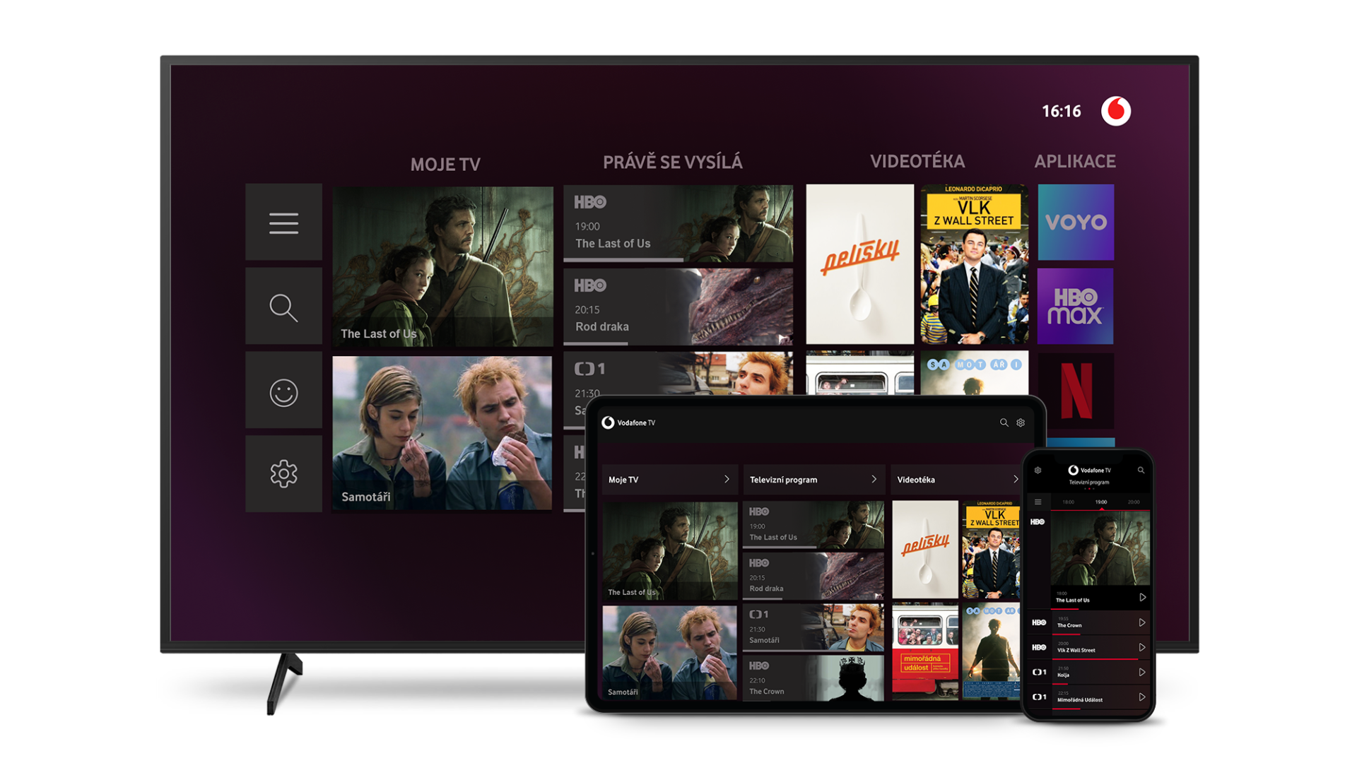 Vodafone TV oslavila 3 roky a výrazně se mění. Nově nabízí více sportovního obsahu a tematické balíčky včetně služby Voyo