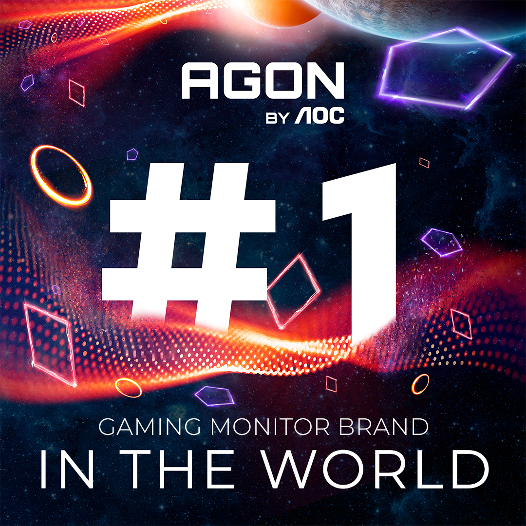 AGON by AOC si zajišťuje pozici světové jedničky mezi herními monitory