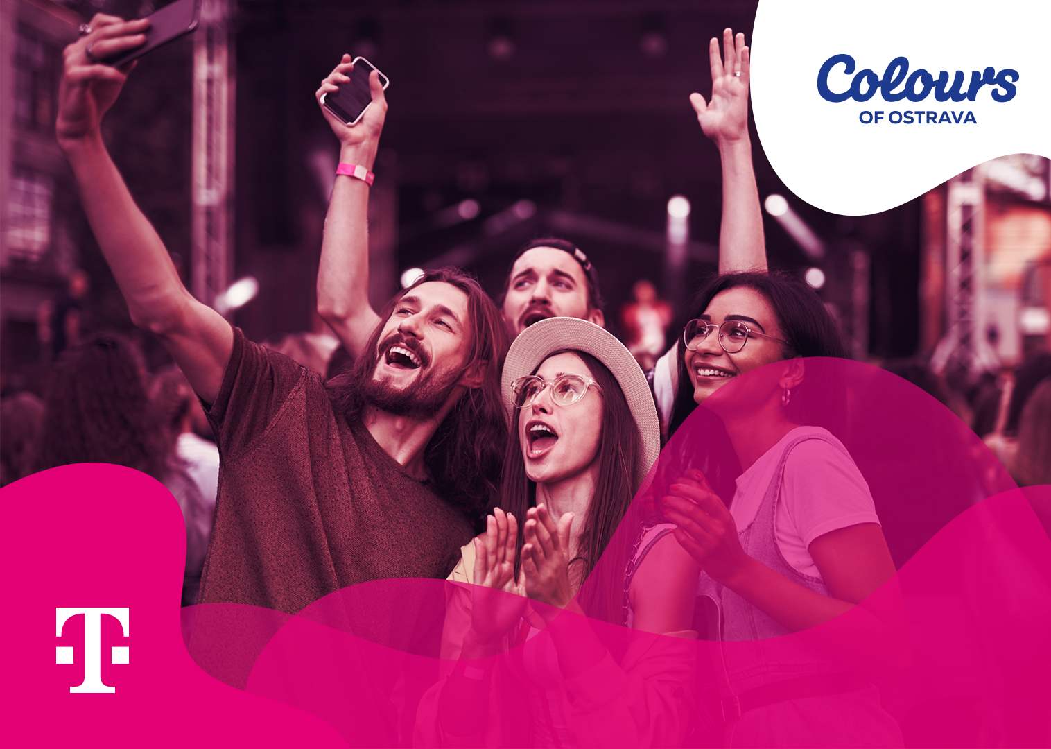T-Mobile je technologickým partnerem festivalu Colours of Ostrava, který je letos poprvé cashless