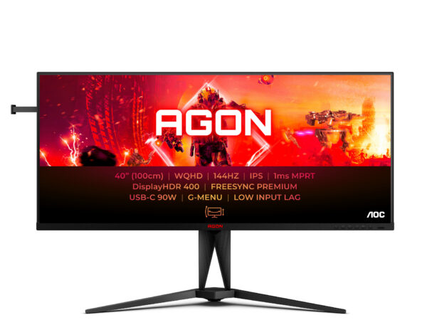 AGON by AOC odhaluje ultraširoký AG405UXC: Průkopnická velikost 40″ se 144 Hz