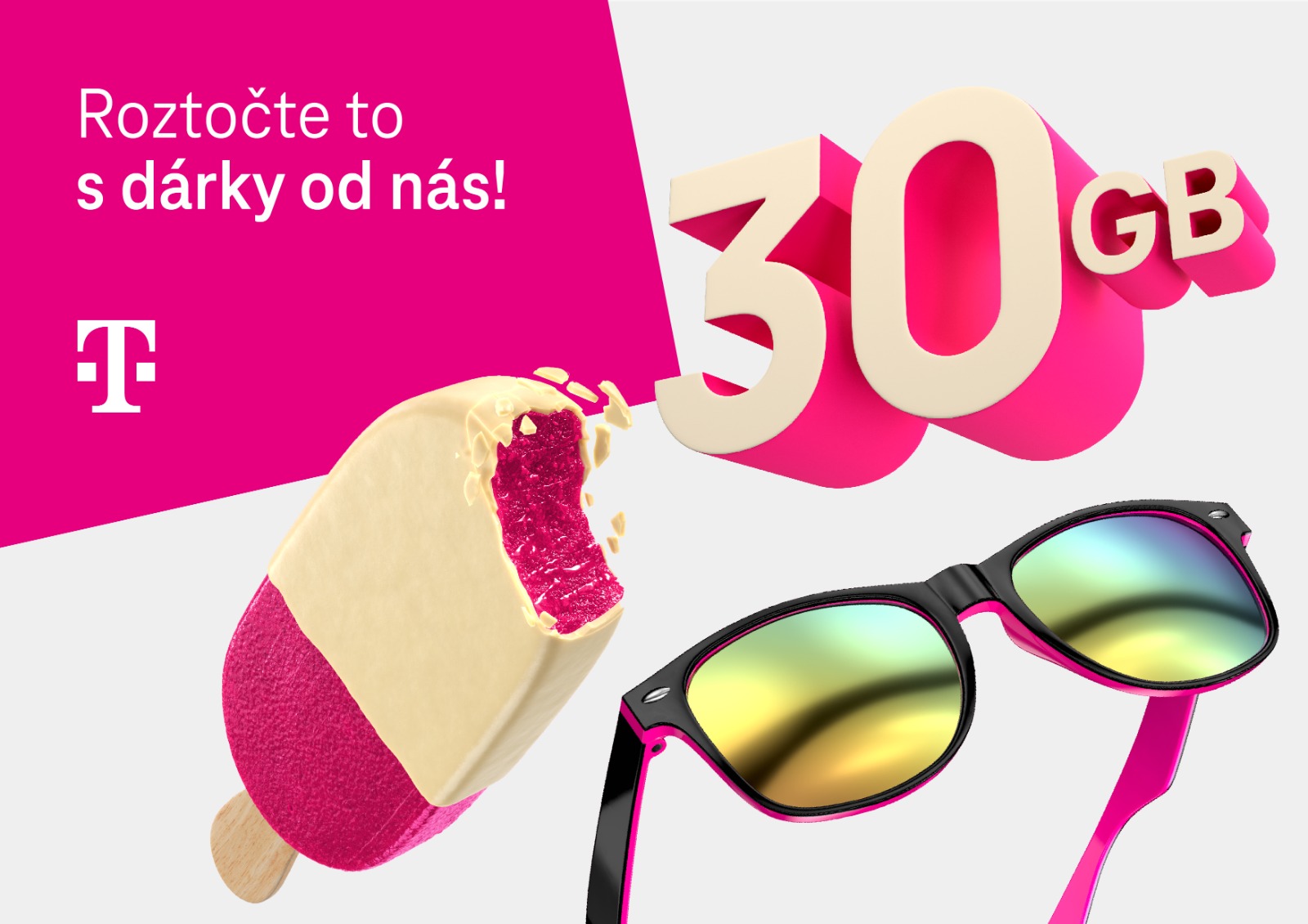 Data zdarma a další dárky na prodejnách: T-Mobile představuje letní kampaň
