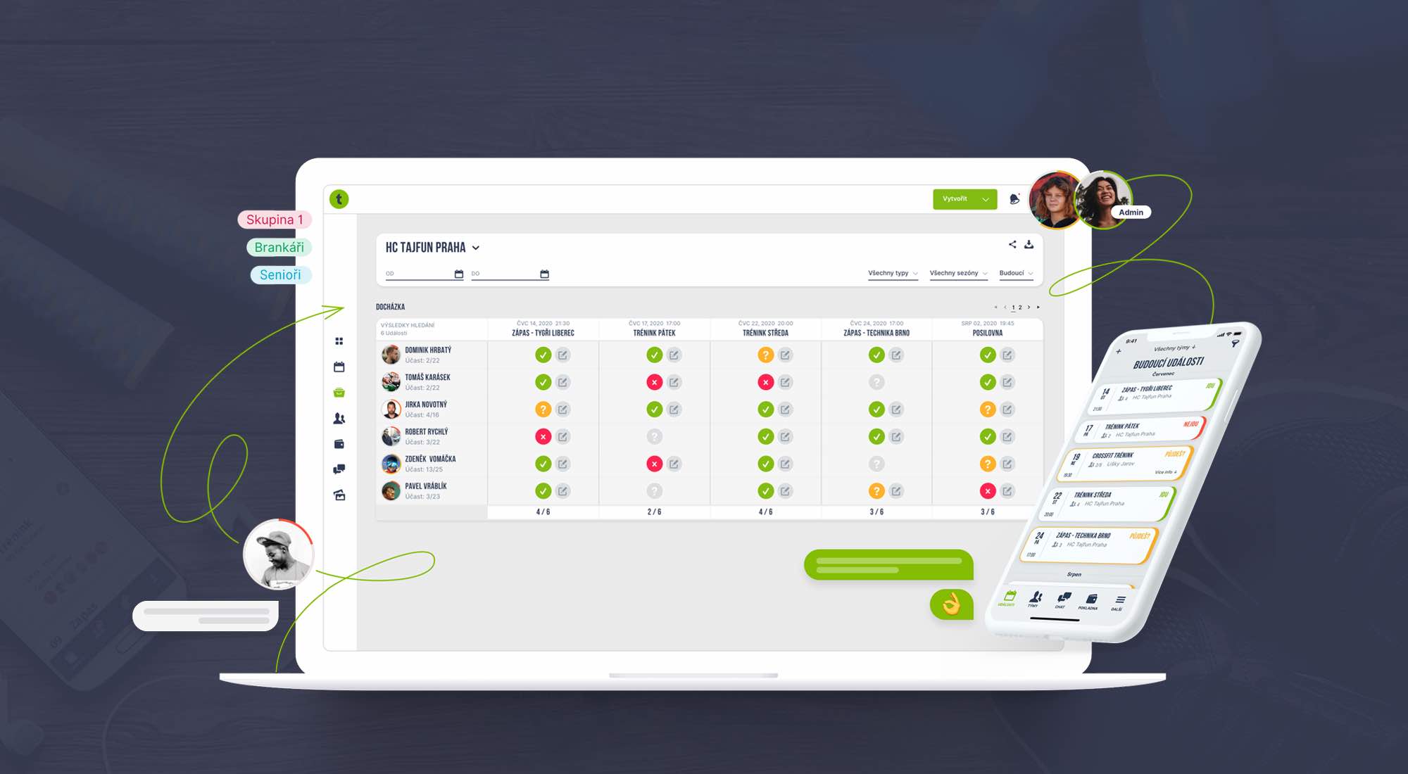 Česká služba Týmuj.cz hlásí 350 tisíc uživatelských účtů a nového investora