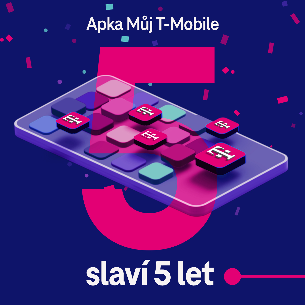 Aplikace Můj T-Mobile slaví 5 let: Využívají ji 1,7 milionu uživatelů, boduje gamifikací a zábavním obsahem