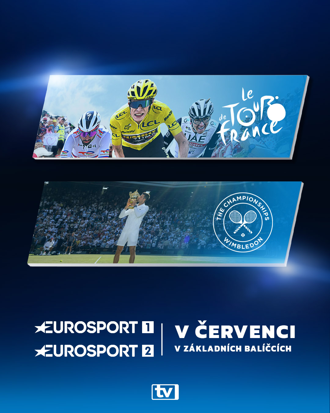 SledovaniTV přináší Tour de France a Wimbledon všem svým uživatelům
