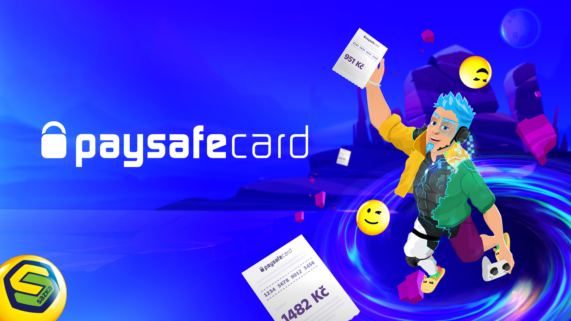 Sazka nově jako jediná nabízí variabilní hodnoty PINů v paysafecard