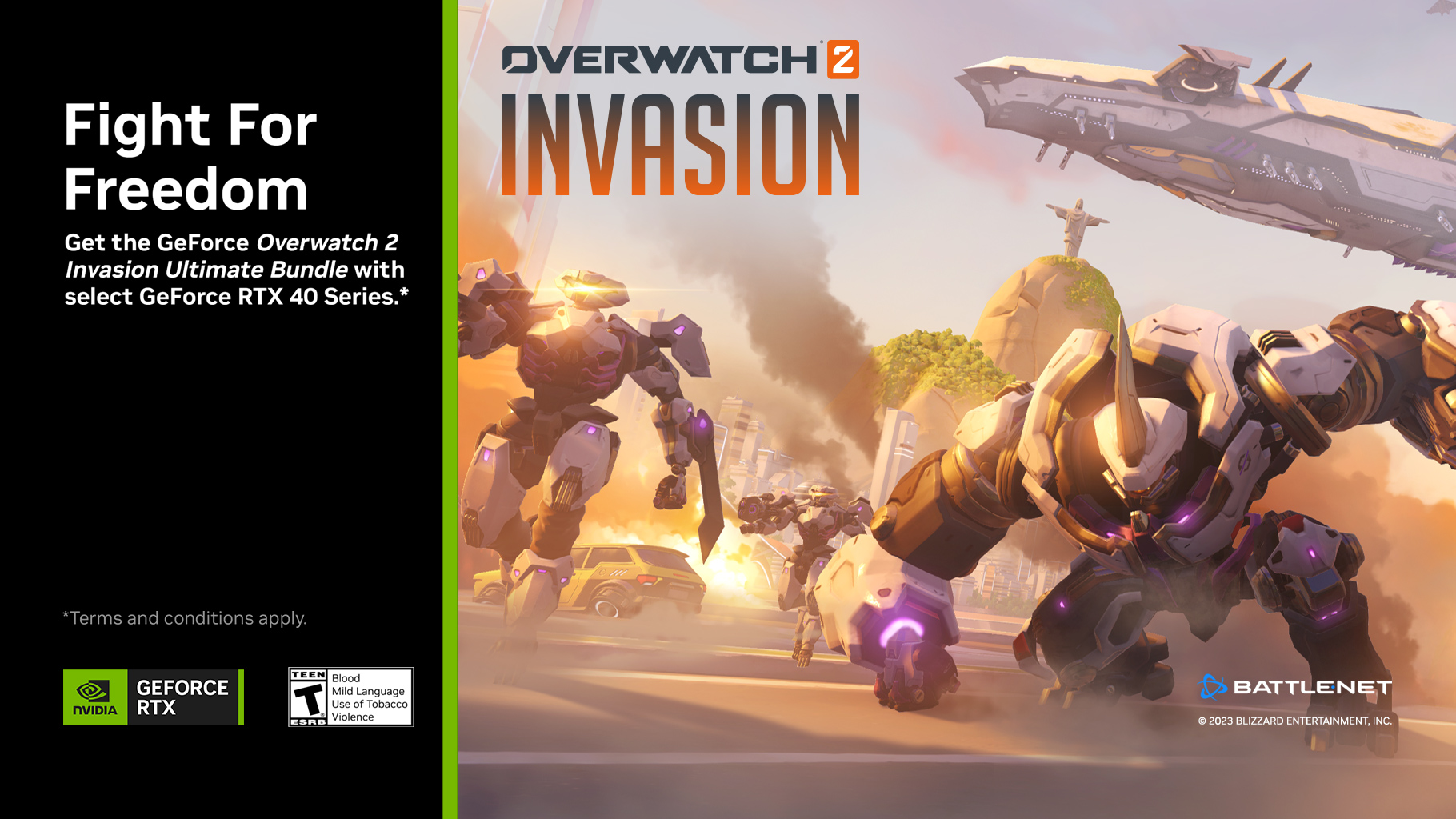 Overwatch 2: Invasion Ultimate nyní k dispozi k vybraným GPU GeForce RTX řady 40