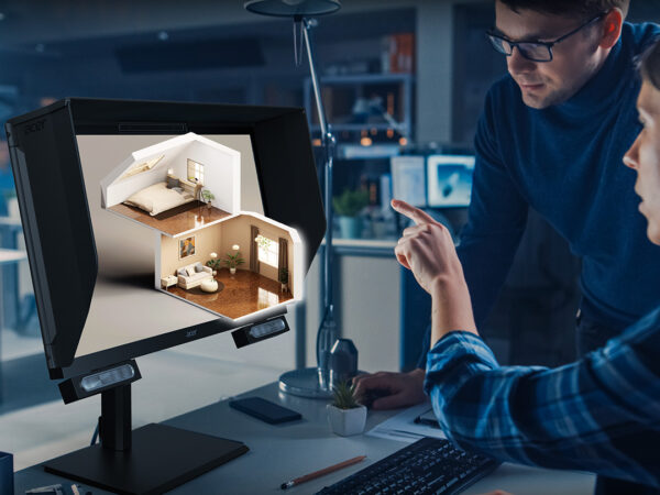 Nový displej Acer SpatialLabs View Pro 27 vylepšuje stereoskopické 3D zážitky bez brýlí