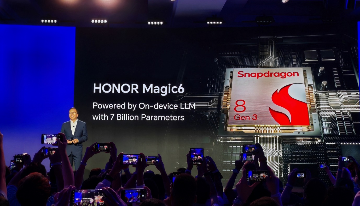 HONOR Magic6 s funkcí LLM bude vybavený mobilní platformou Snapdragon 8 Gen 3