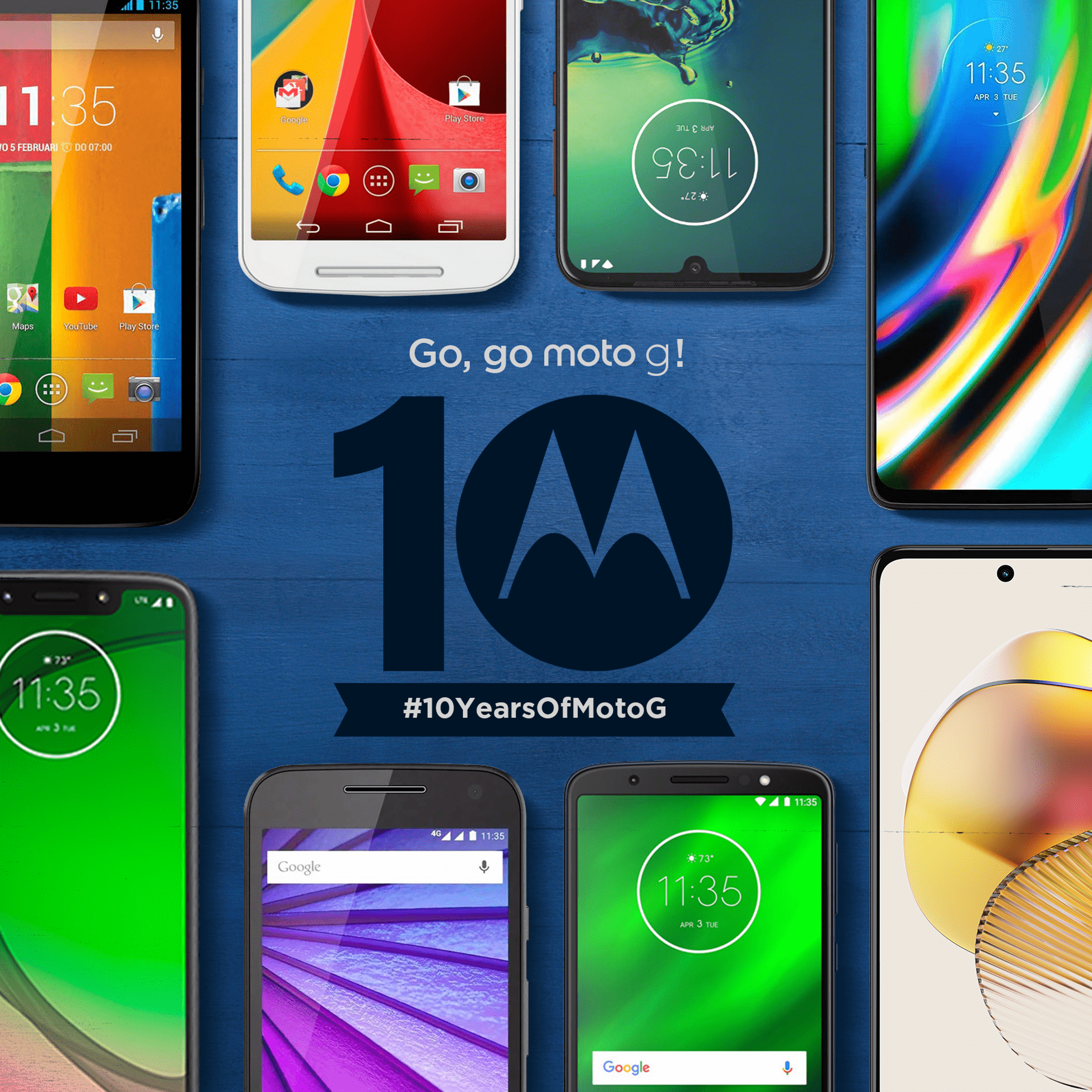 Motorola slaví 10. výročí rodiny moto g s 200 miliony prodaných kusů