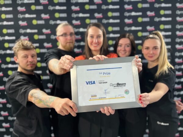 GymBeam Fitness Hub získal ocenění Visa Czech Top Shop! Připisuje tak do portfolia další velký letošní úspěch.