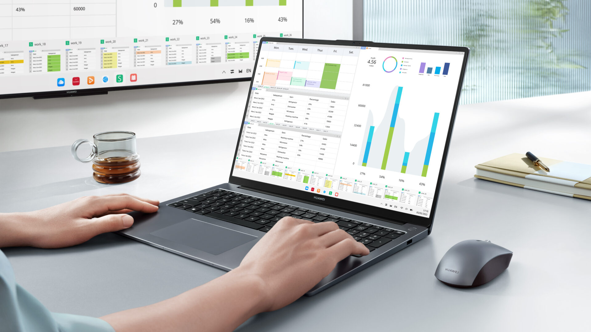 HUAWEI MateBook D 16 2024: Nový lehký notebook s velkou obrazovkou na práci z domu i v kanceláři
