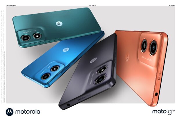 Motorola uvádí na trh nový moto g04, který má prémiový design a je mimořádně cenově dostupný